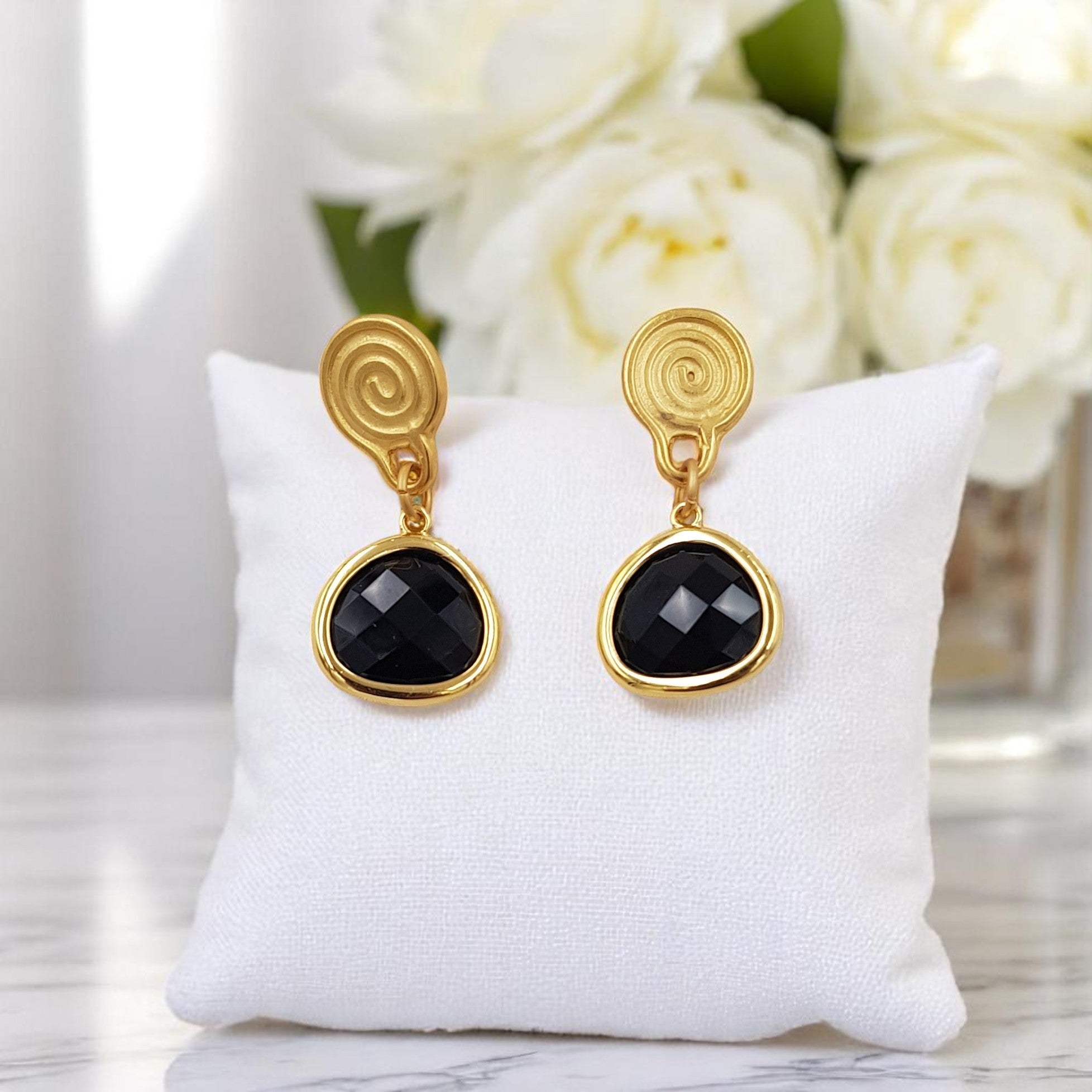 ORECCHINI ELEGANCE MINI BLACK