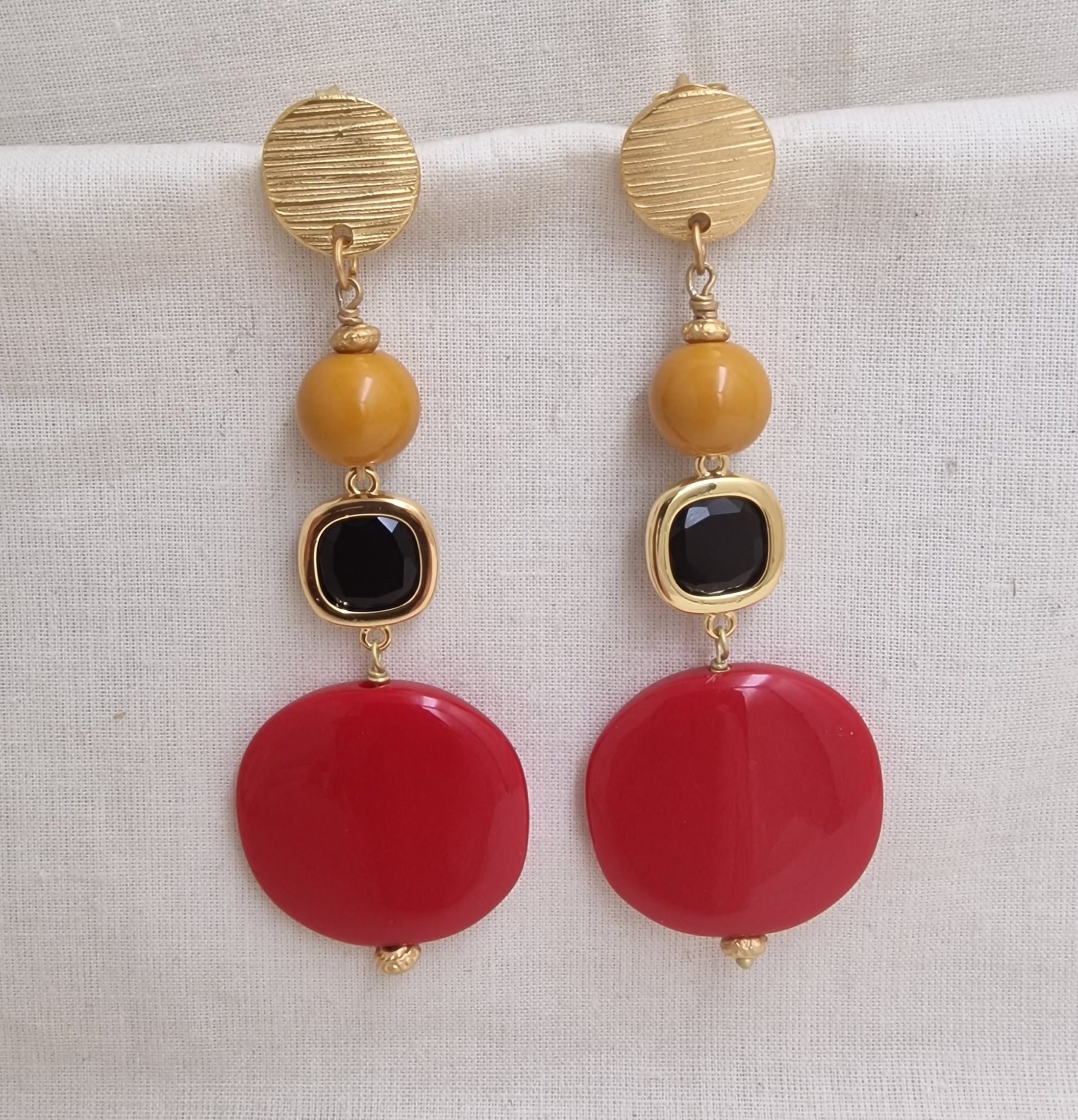 orecchini annagi milano linea resine