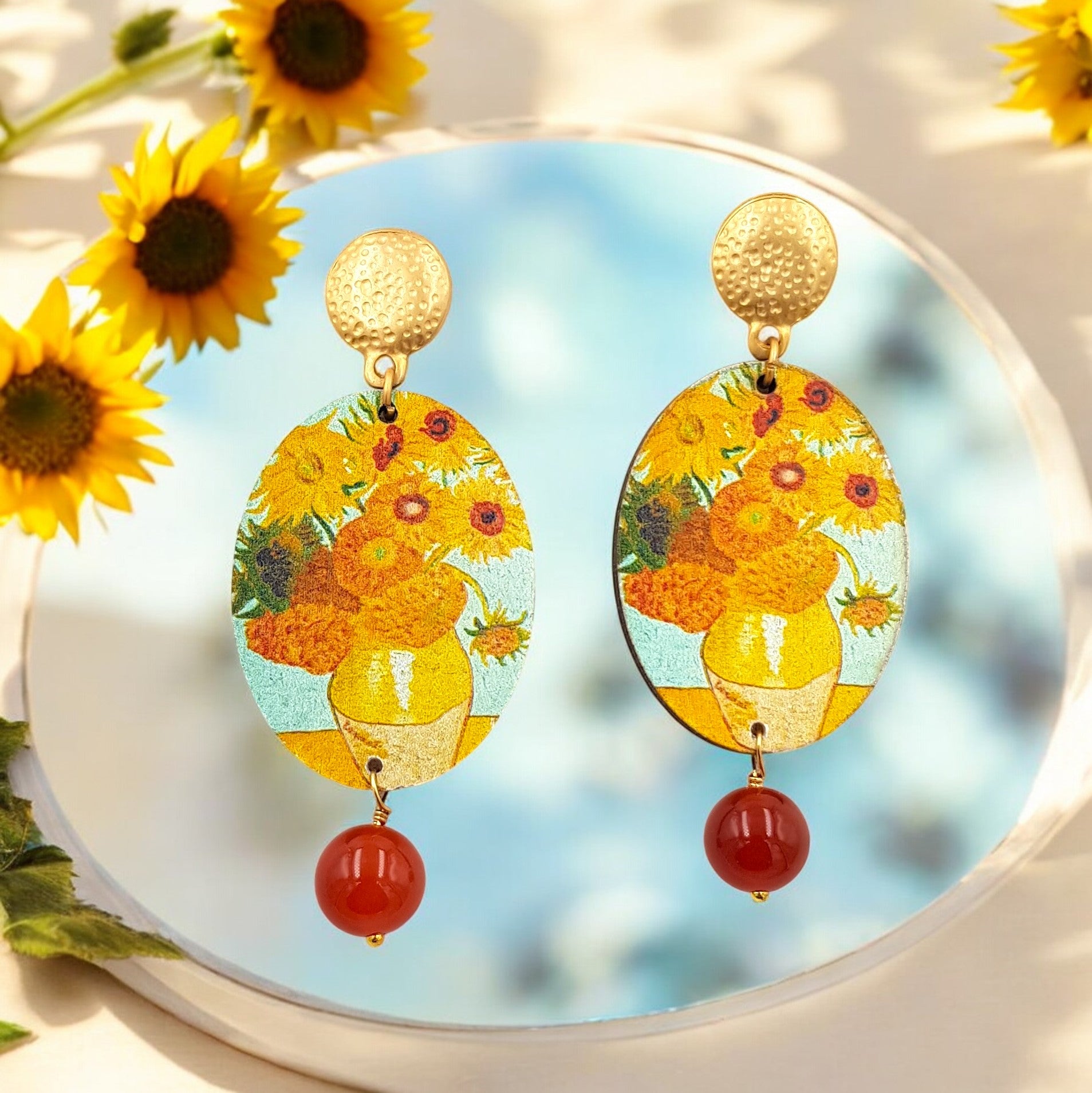 ORECCHINI ARTE I GIRASOLI