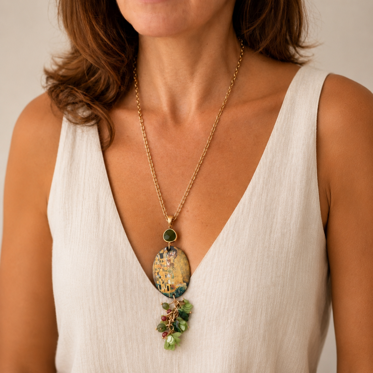 Collana Linea Arte "Il Bacio di Klimt"