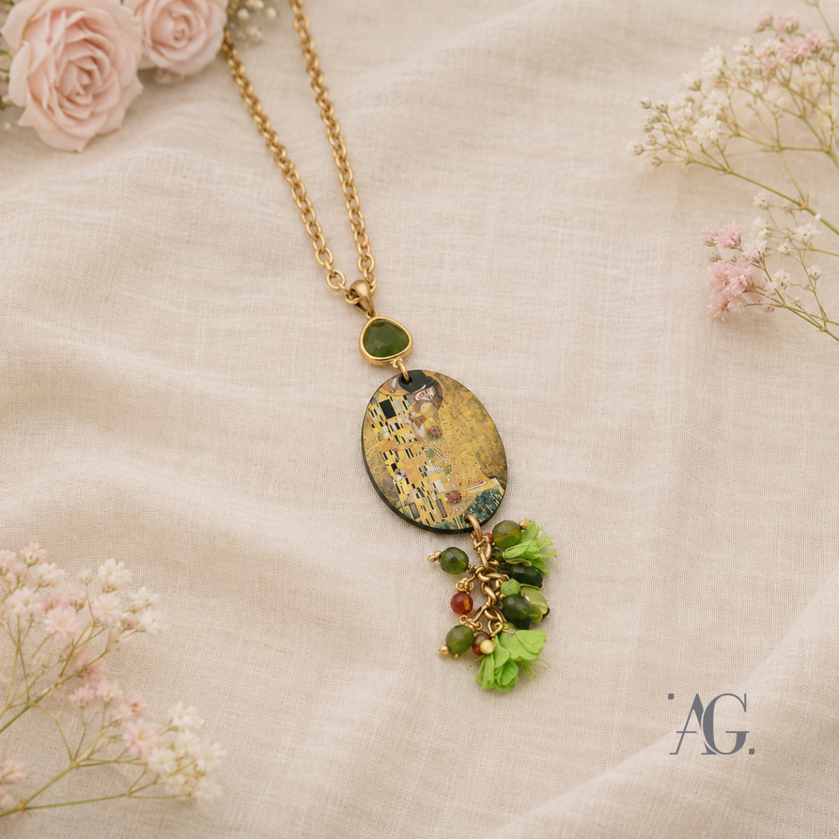 Collana Linea Arte "Il Bacio di Klimt"
