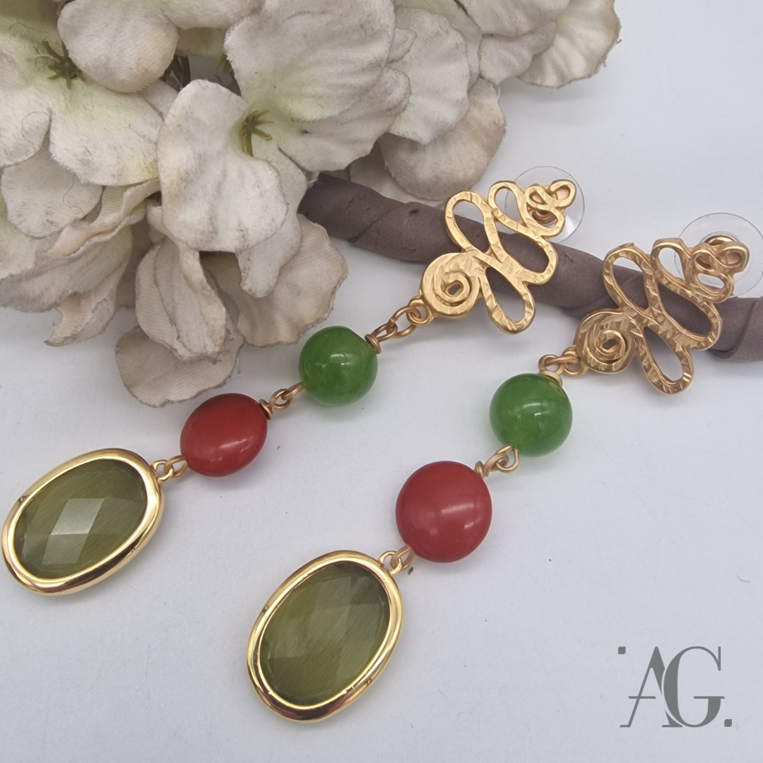 orecchini annagi milano linea corallo