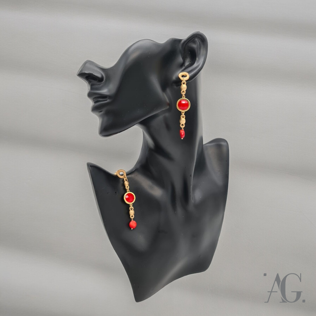 CORAL EARRINGS