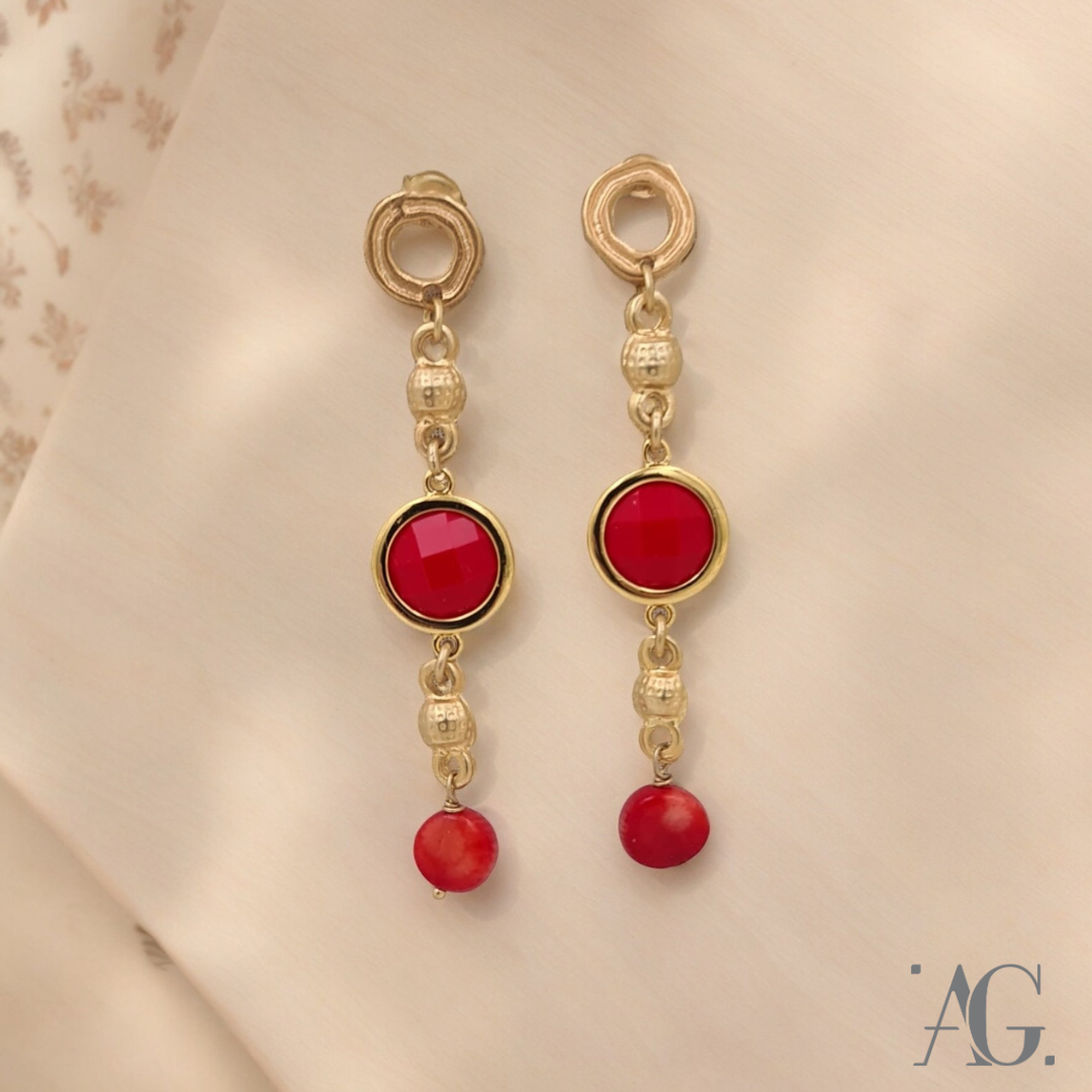 CORAL EARRINGS