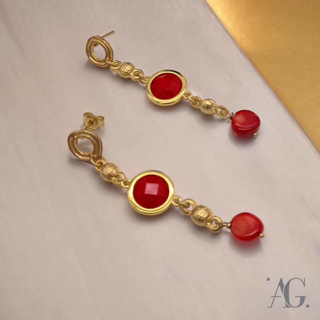 CORAL EARRINGS