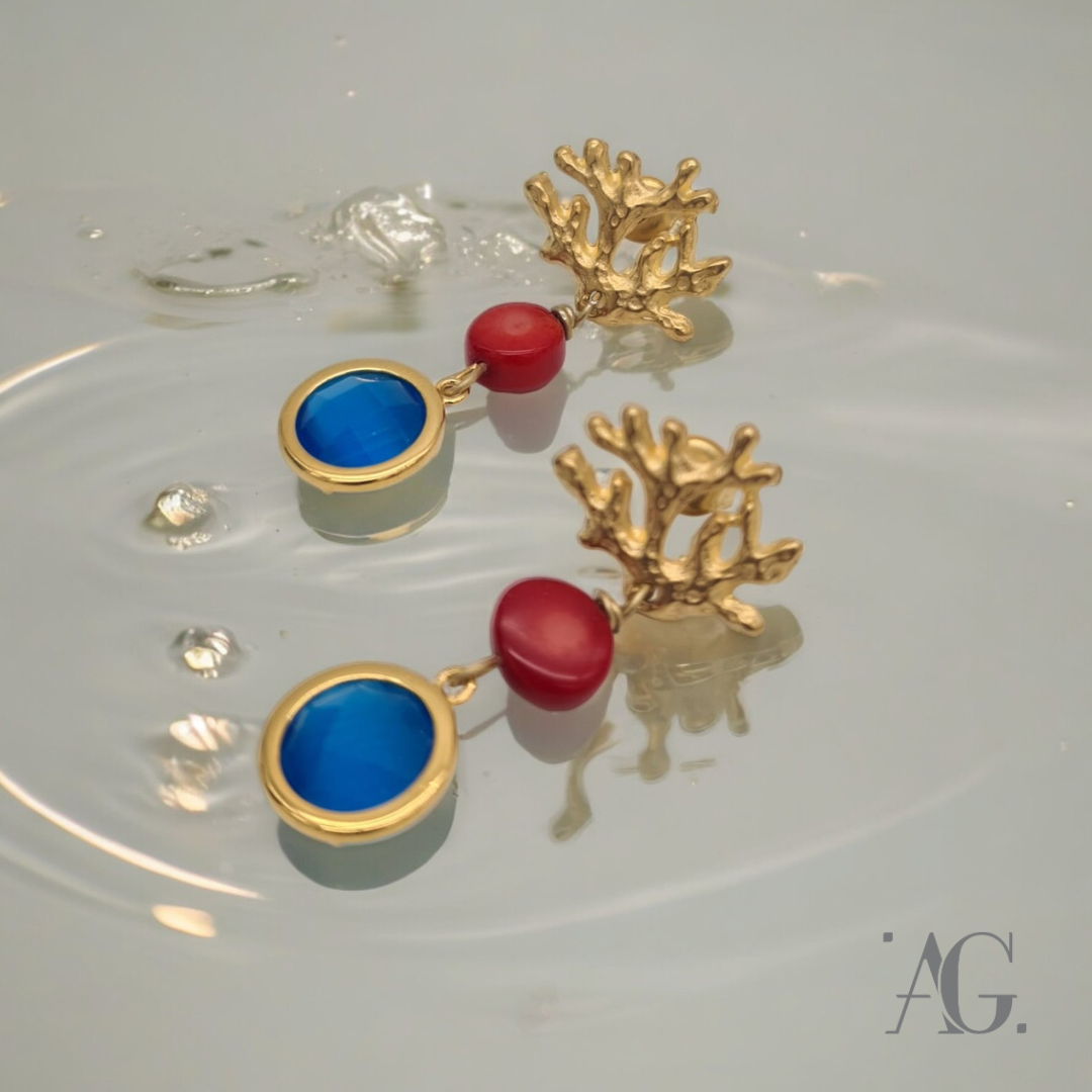 CORAL EARRINGS