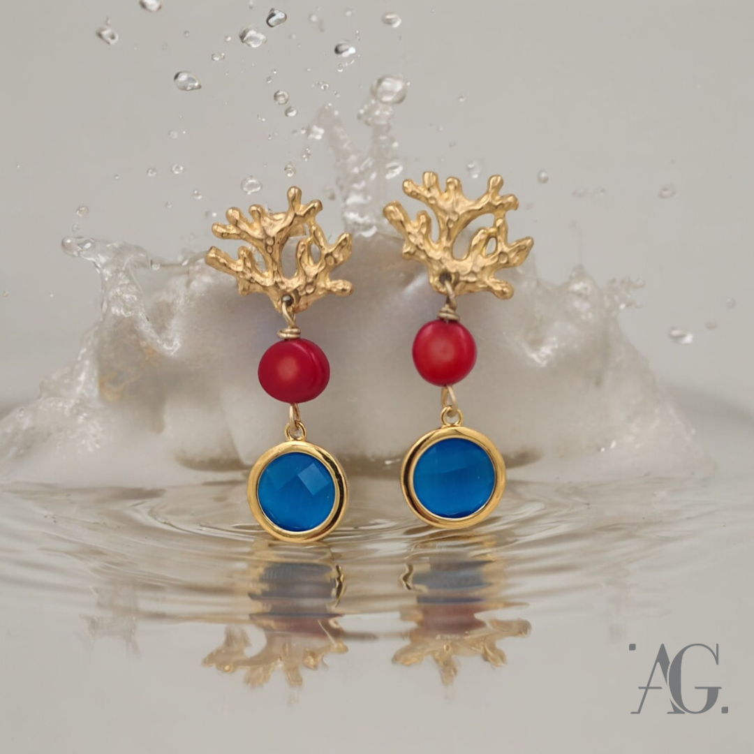 CORAL EARRINGS
