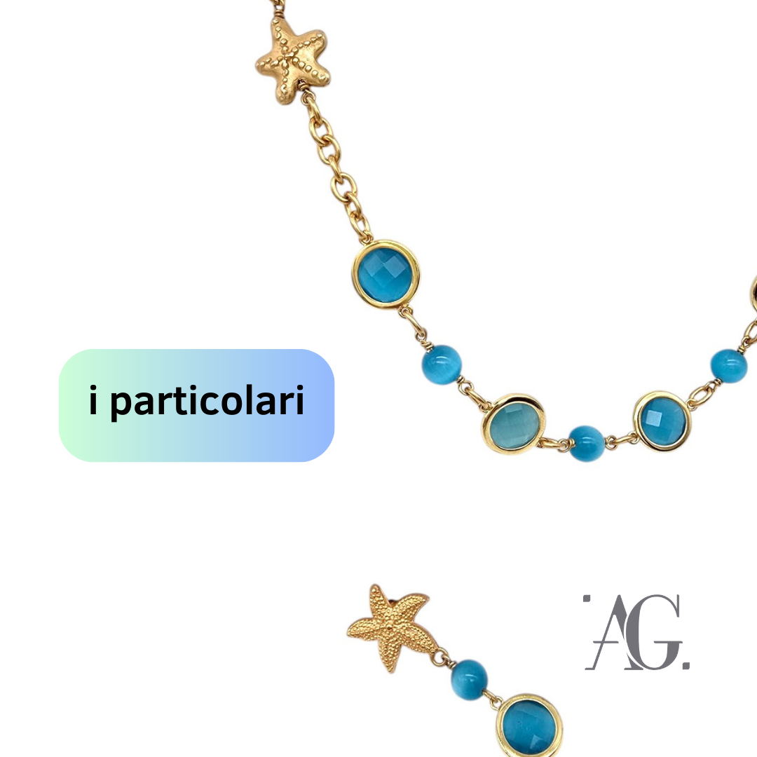 SET COLLANA E ORECCHINI TURCHESE