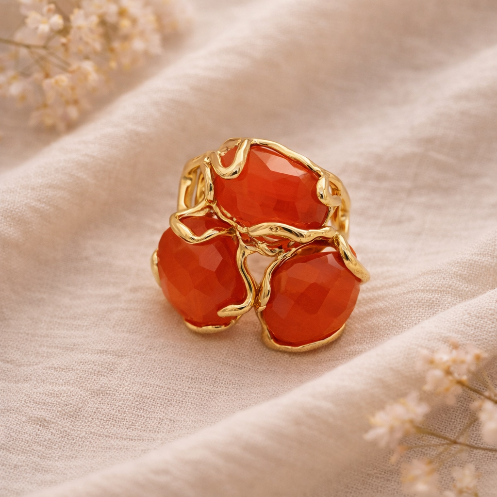 ANELLO ELEGANCE TRILOGY ARANCIO