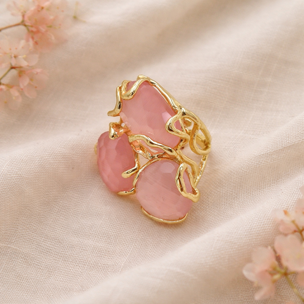 ANELLO ELEGANCE TRILOGY ROSA