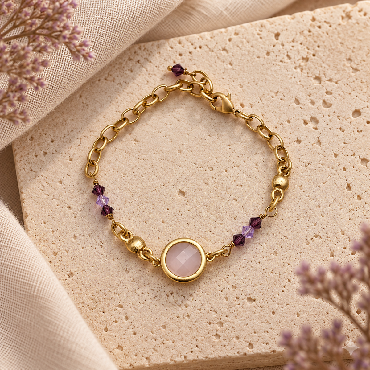 Bracciale Elegance "Malva"