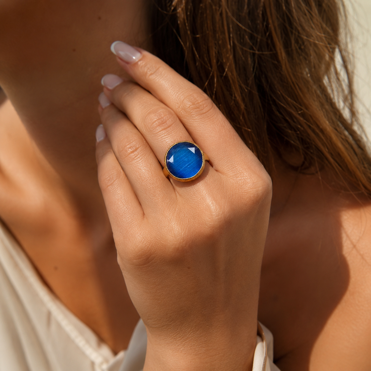 ELEGANCE TURQUOISE ROUND RING