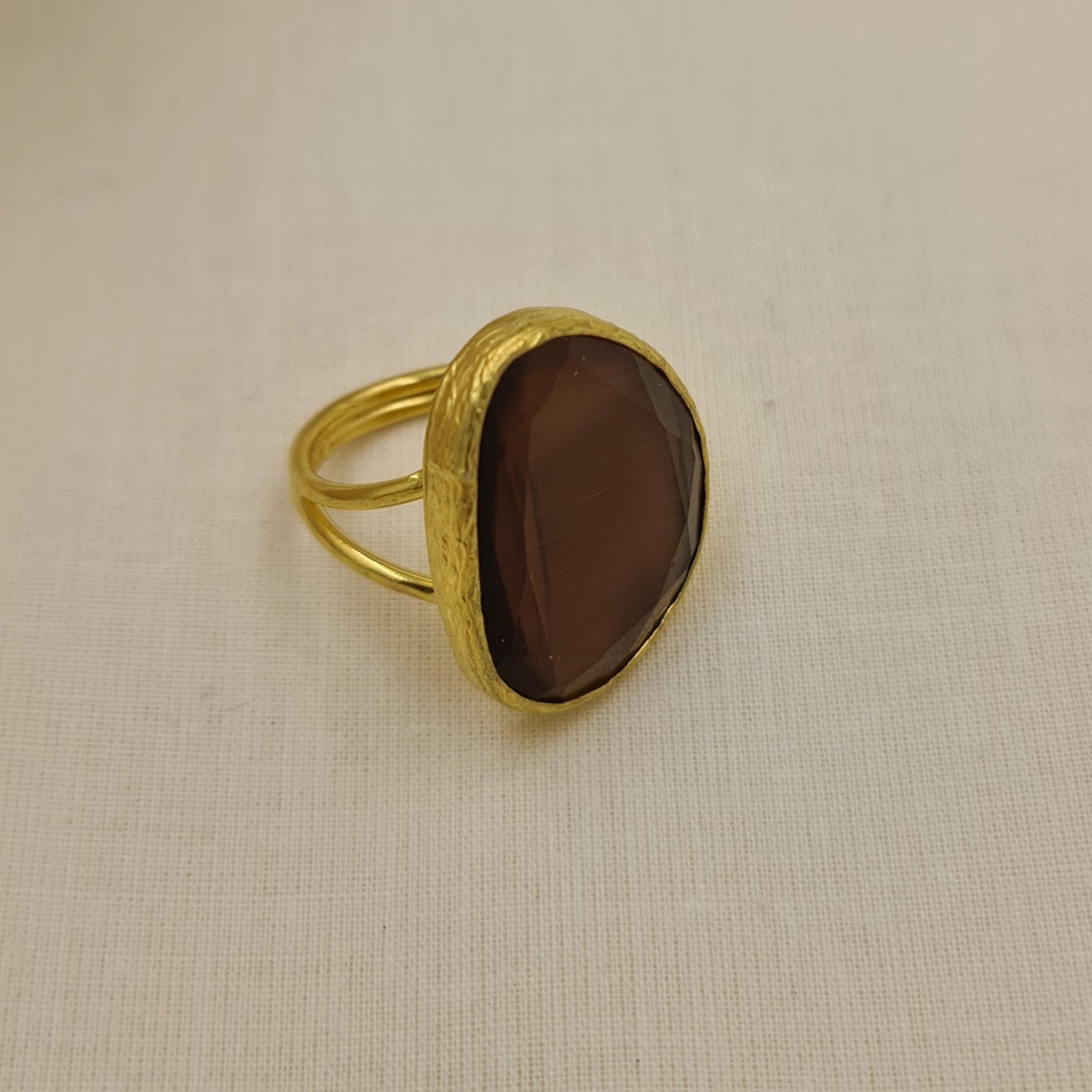 ANELLO ELEGANCE GOCCIA VISONE