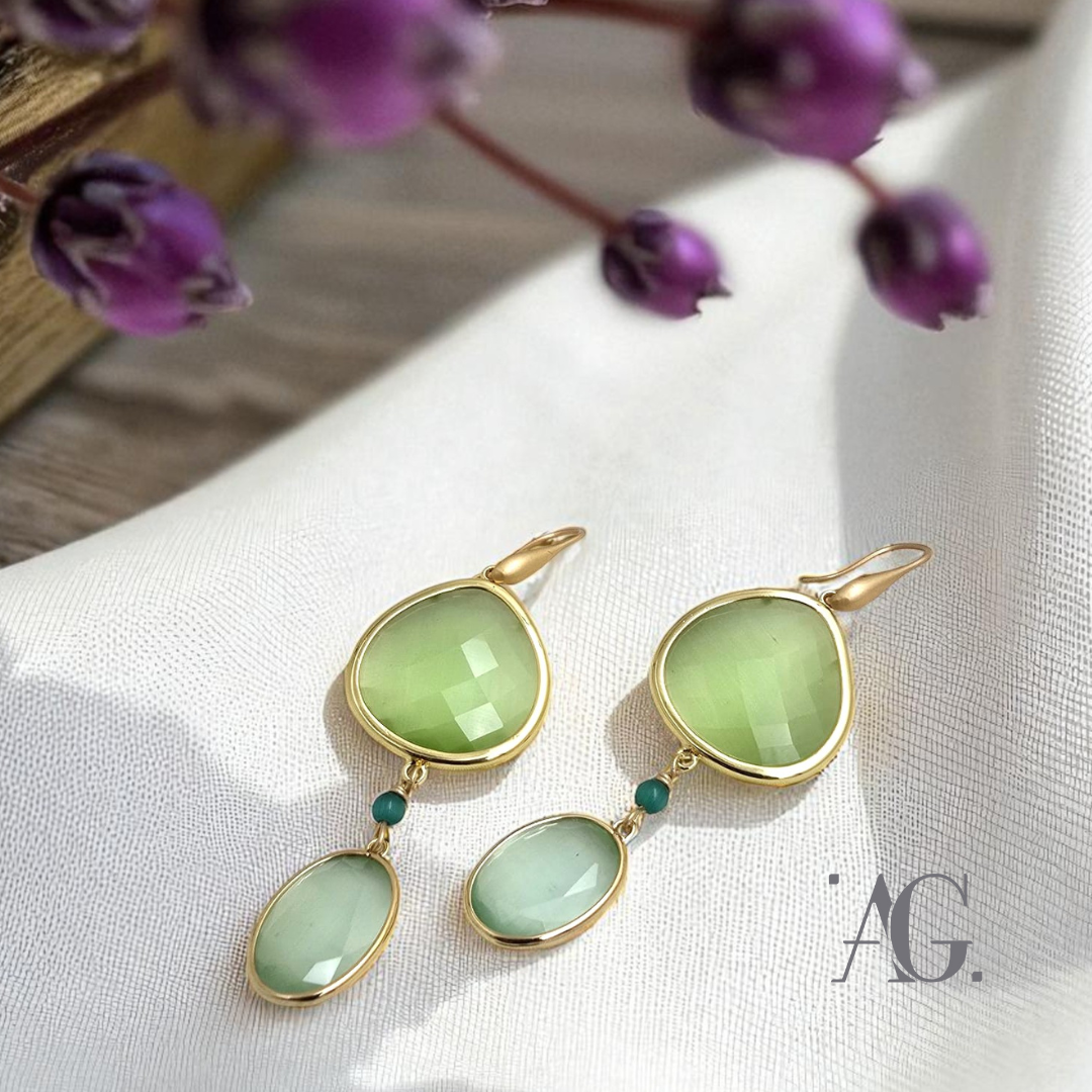 ORECCHINI ELEGANCE "Essenza Verde"