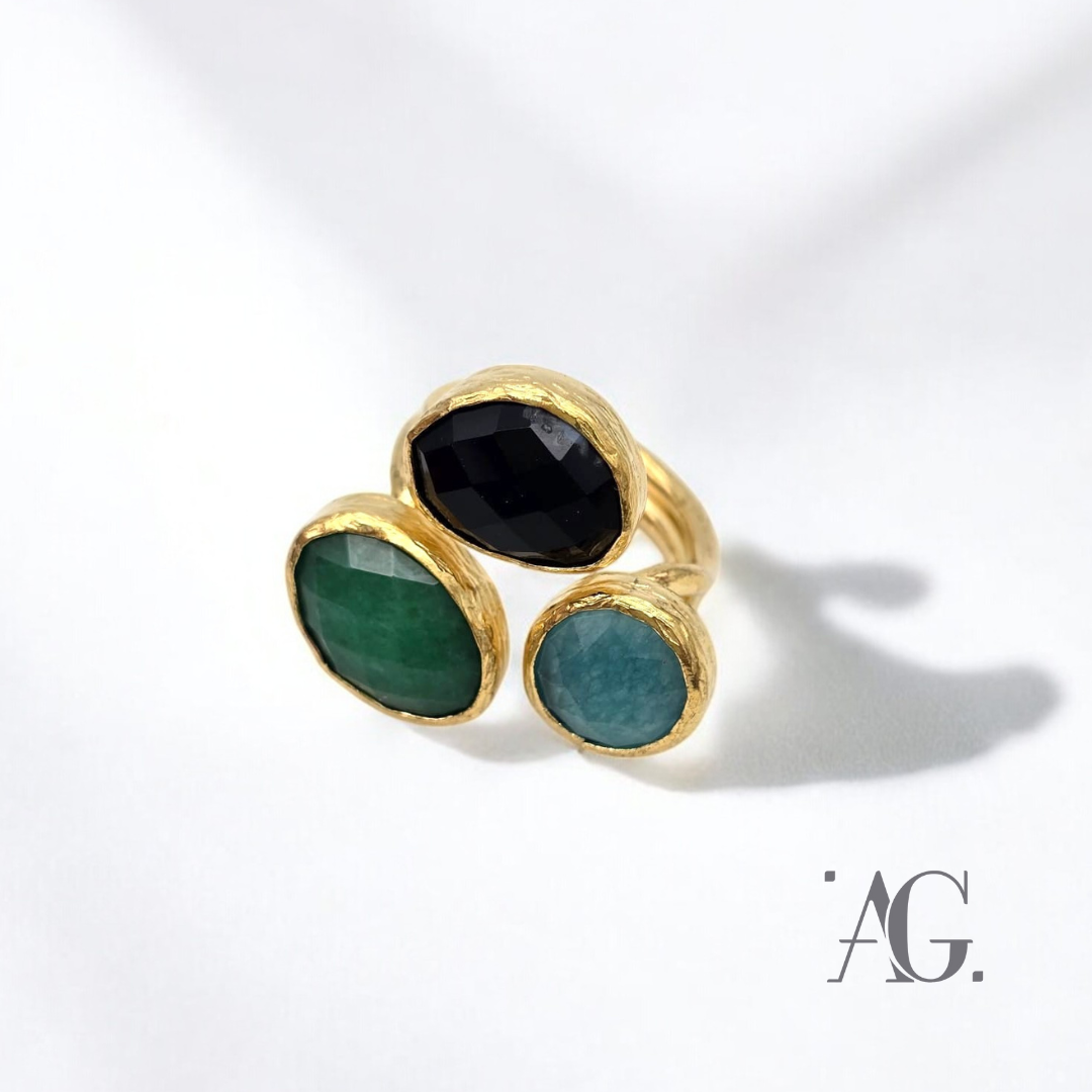 ANELLO ELEGANCE TRE PIETRE