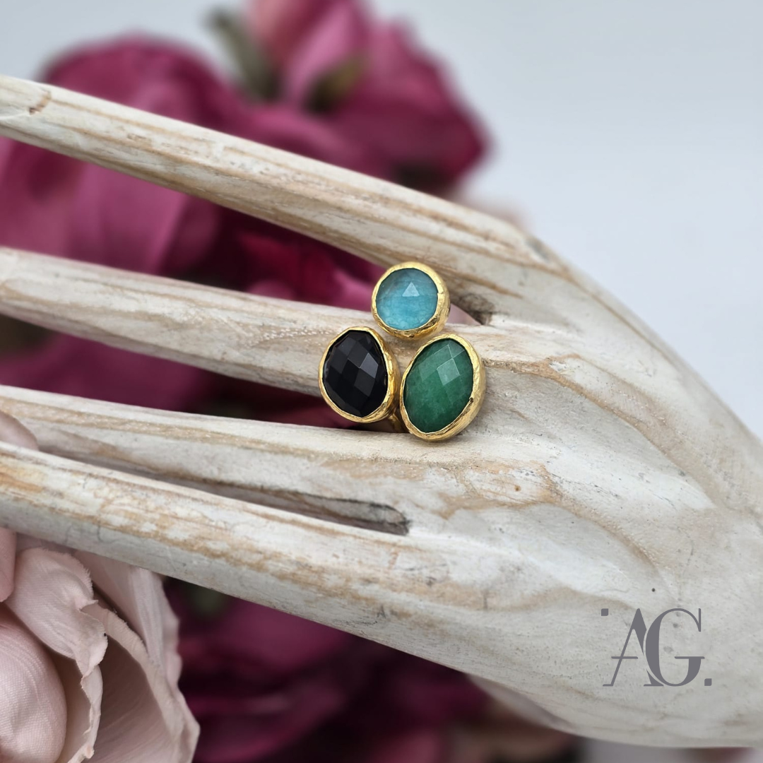 ANELLO ELEGANCE TRE PIETRE