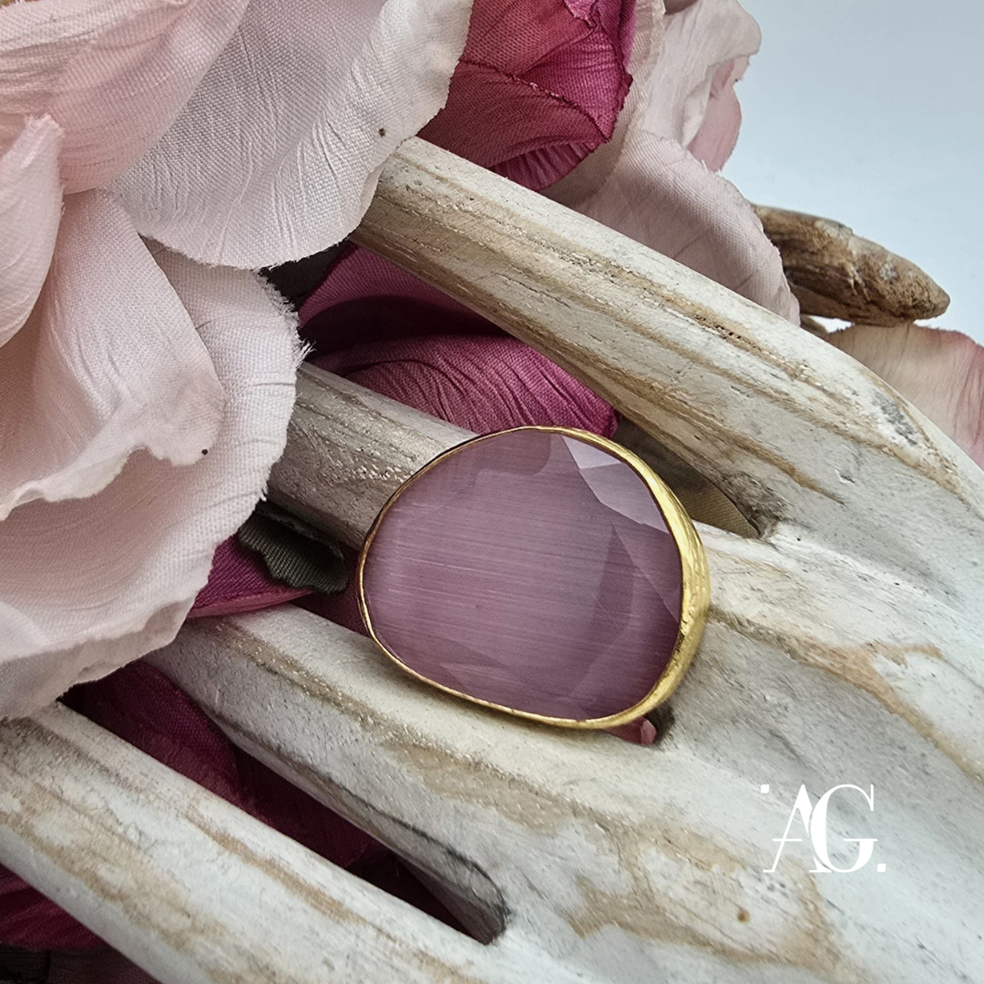 ANELLO ELEGANCE GOCCIA ROSA ANTICO