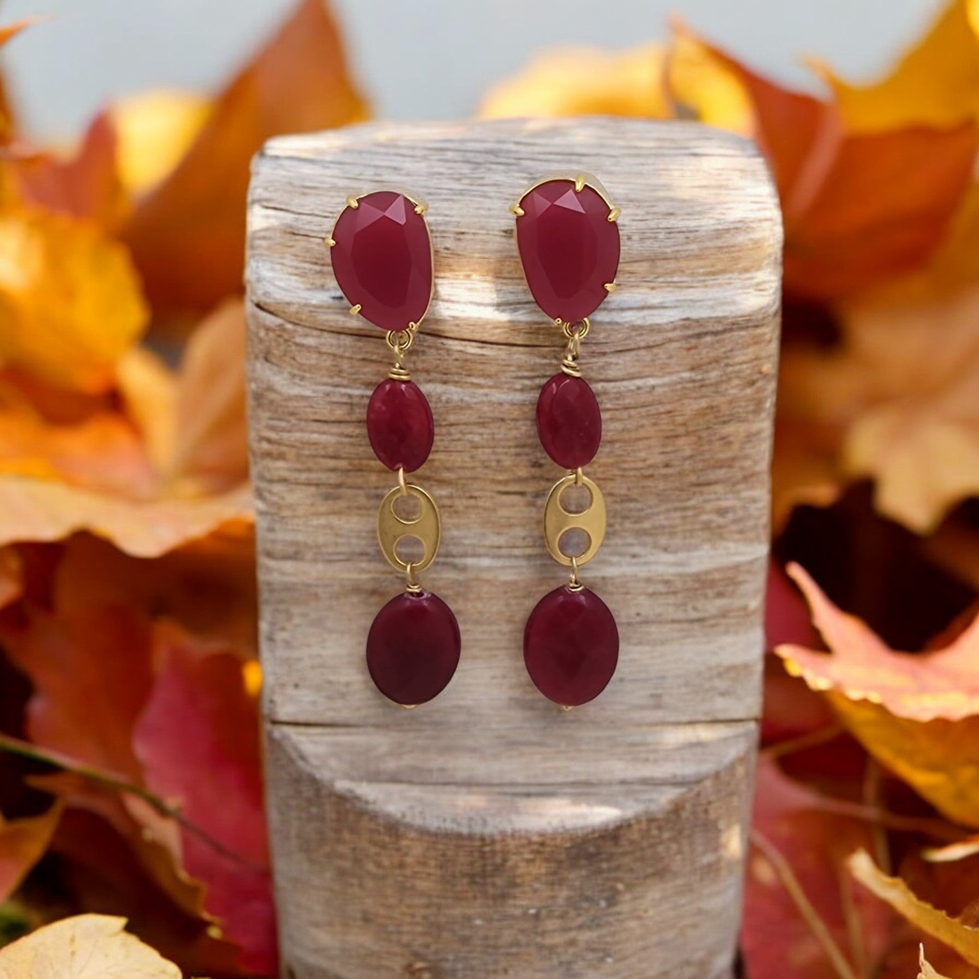ORECCHINI CHARME BORDEAUX