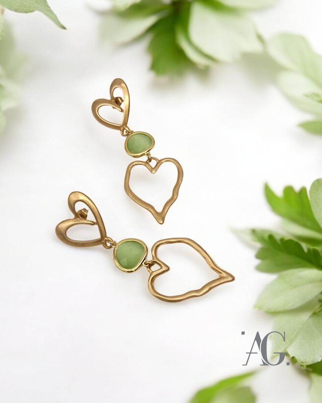 ORECCHINI CHARME CUORE PIU' CUORE