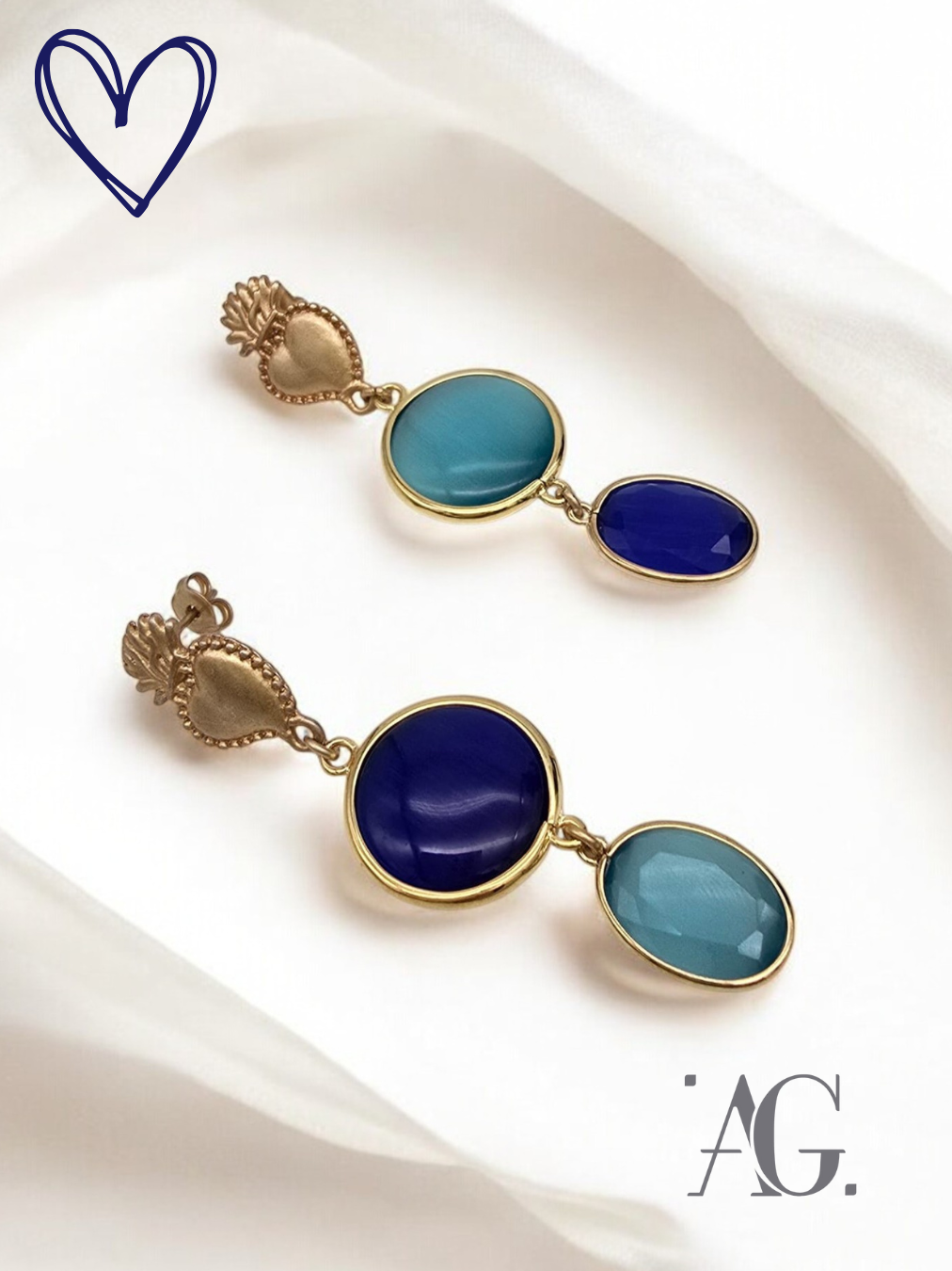 ORECCHINI ELEGANCE CUORE SACRO