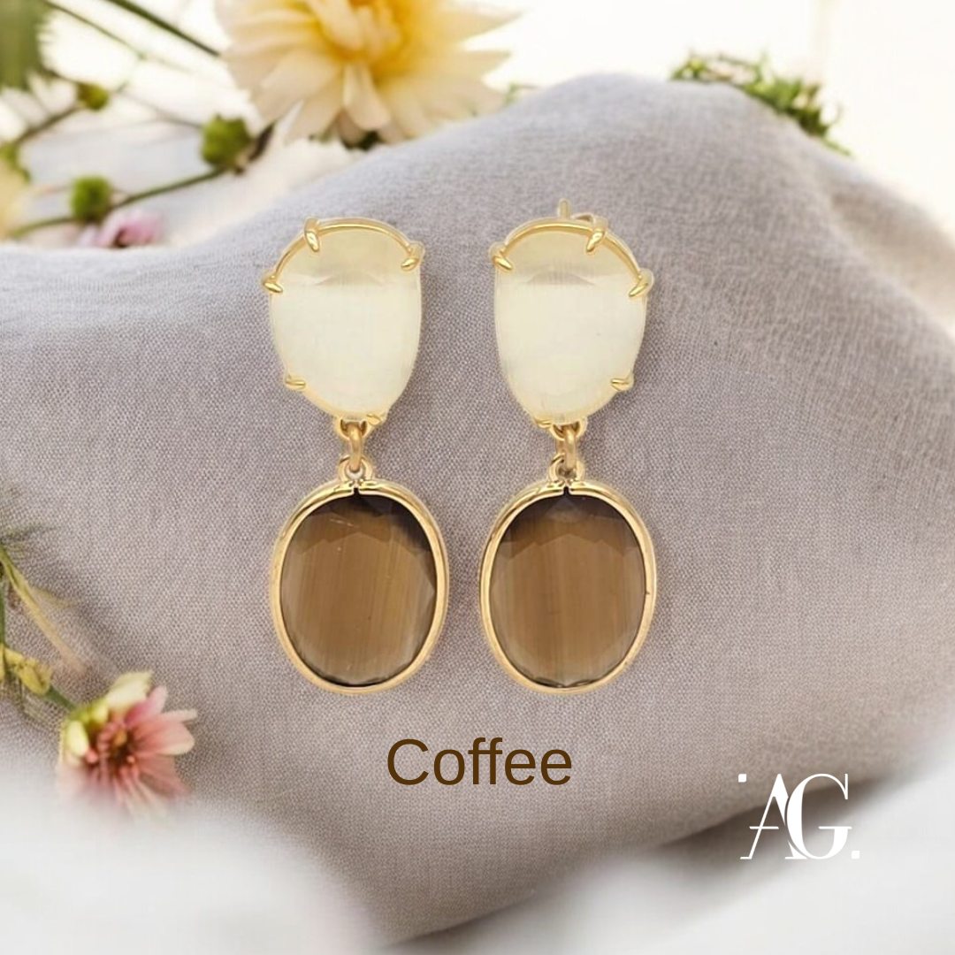 ORECCHINI ELEGANCE LUMIERE COFFEE