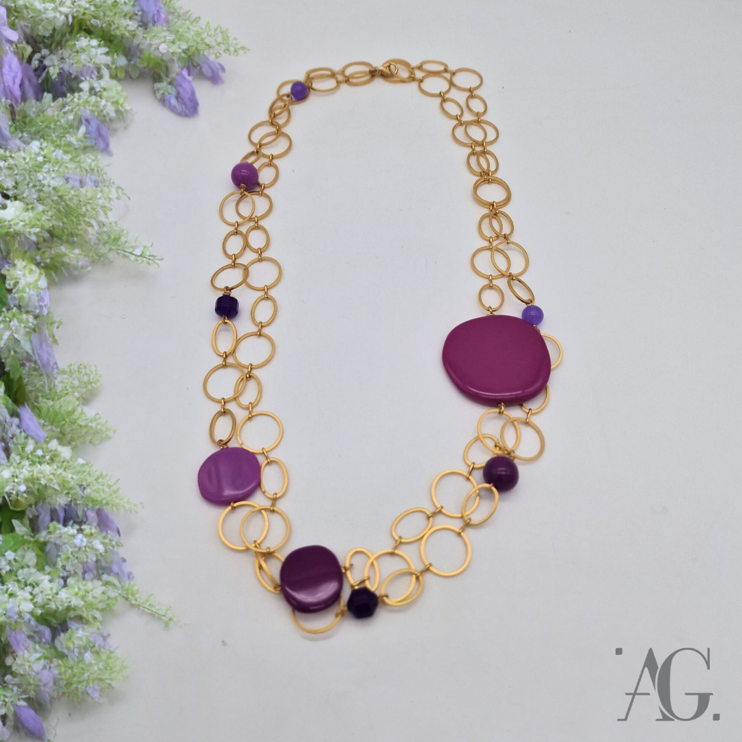 Collana AnnaGi Milano Linea Resine e Pietre Dure