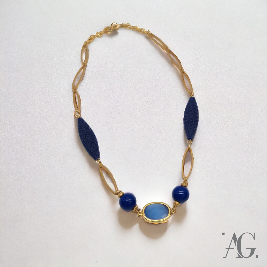 COLLANA RESINE E PIETRE DURE