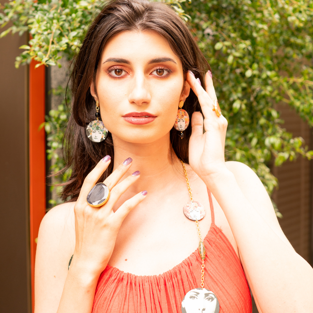 ORECCHINI ARTE FORNASETTI