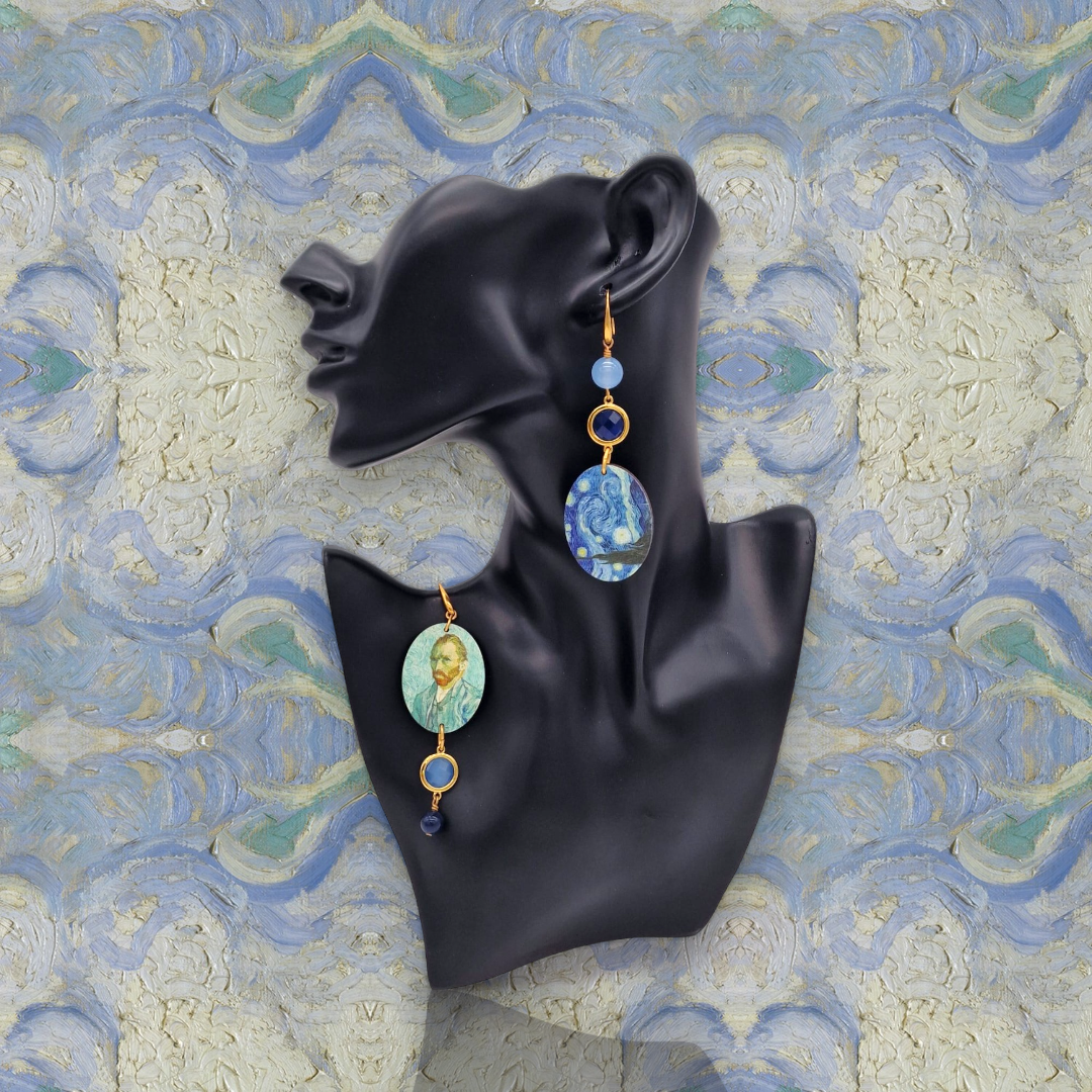 VAN GOGH ART EARRINGS