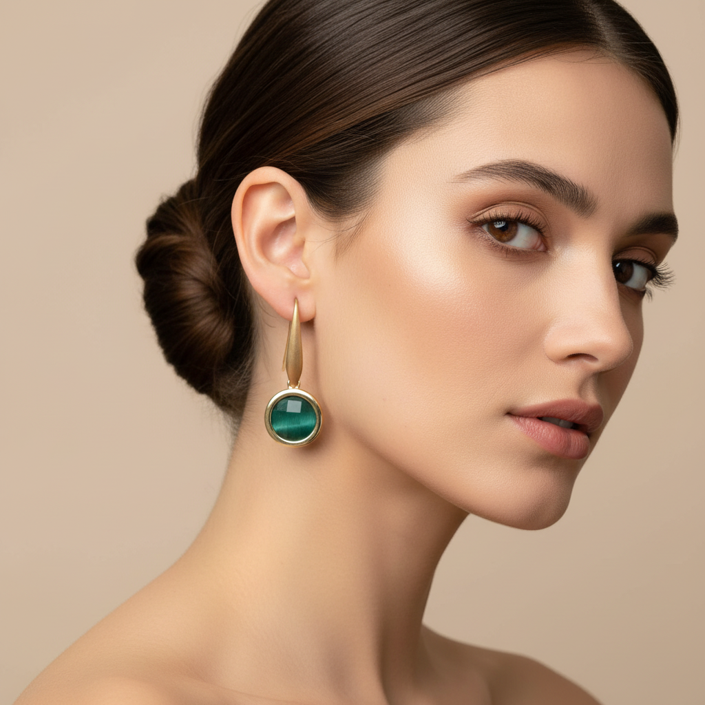 Orecchini Uguali Diversi indossati