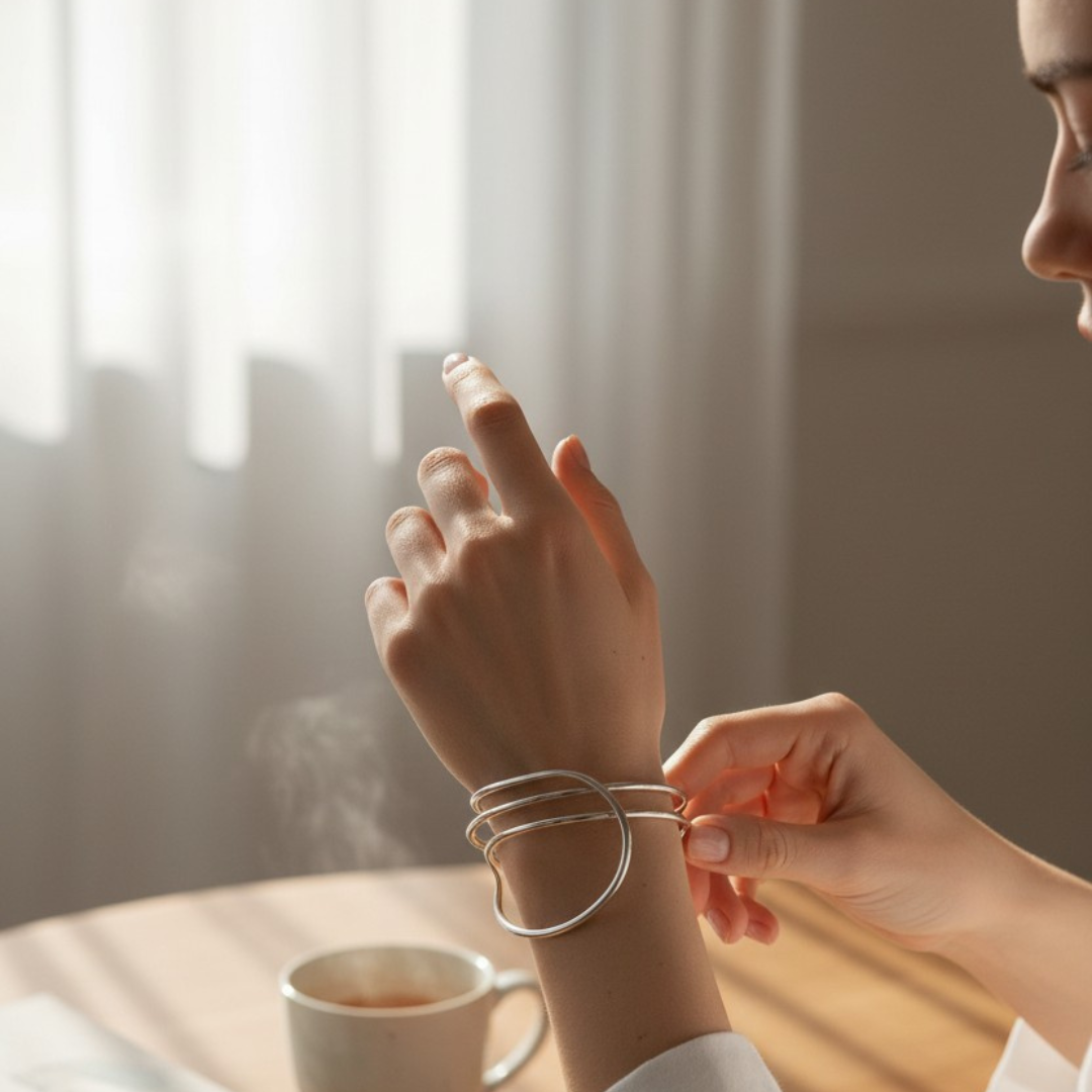 BRACCIALE RIGIDO "ARMONIA SILVER"