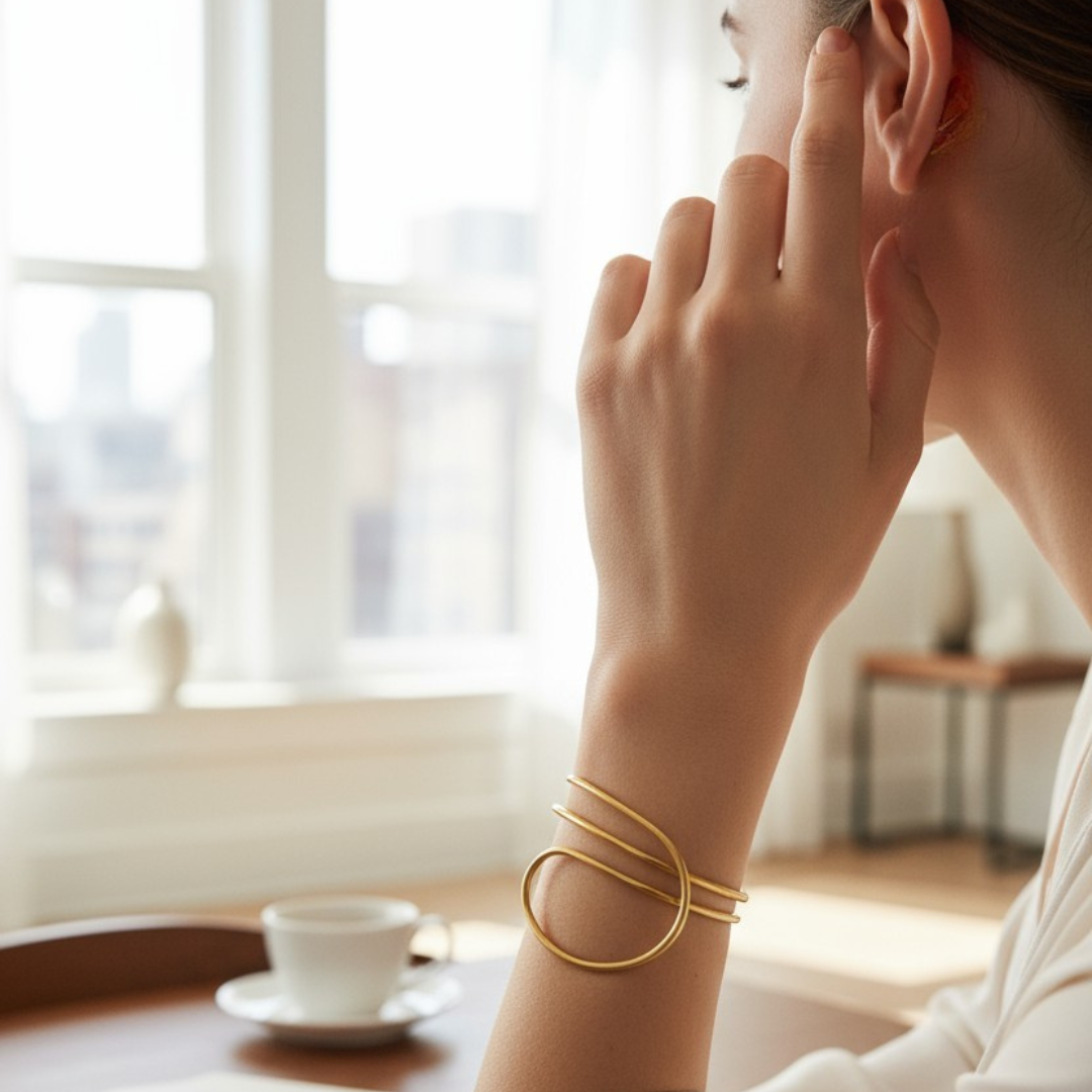 BRACCIALE RIGIDO "ARMONIA GOLD"