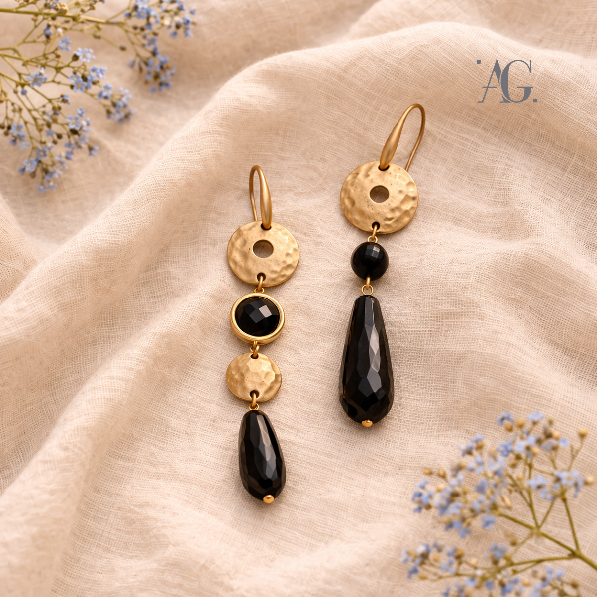 Orecchini Uguali Diversi "My Black"