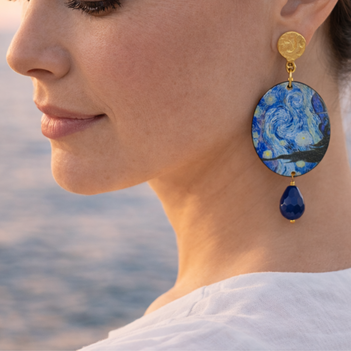 ORECCHINI ARTE NOTTE STELLATA