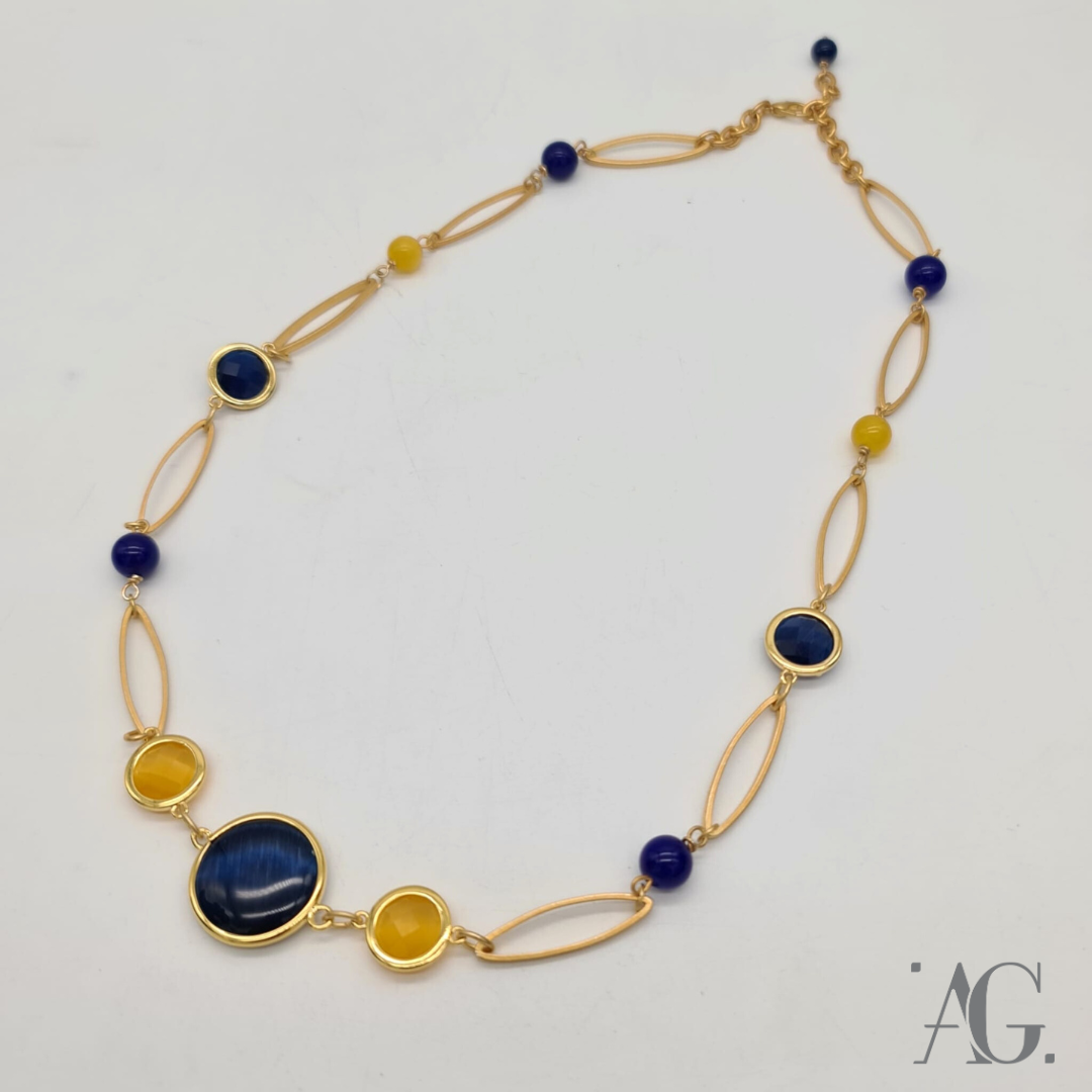 BLUE AND YELLOW ELEGANCE SET