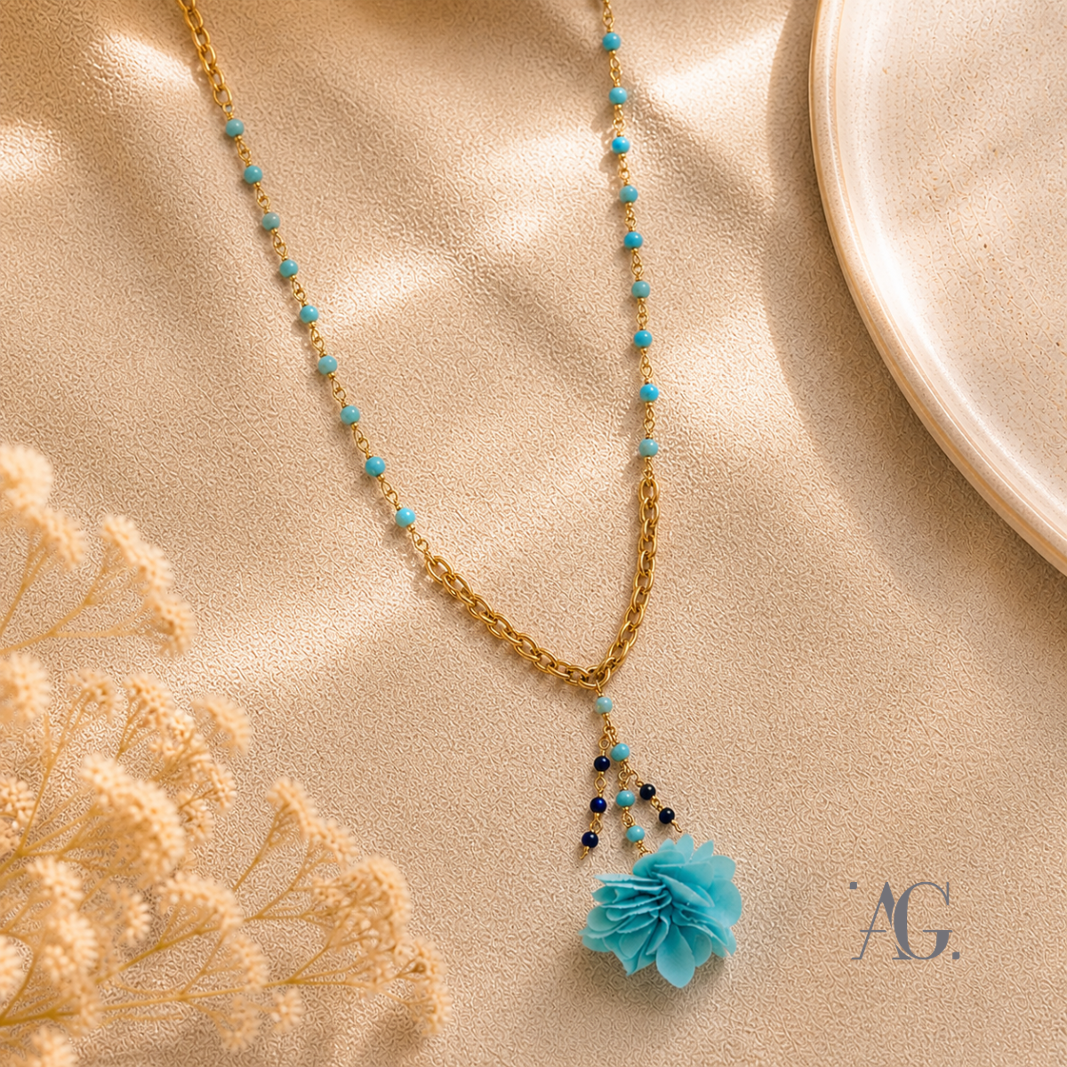 Collana Charme "Brezza Turchese"