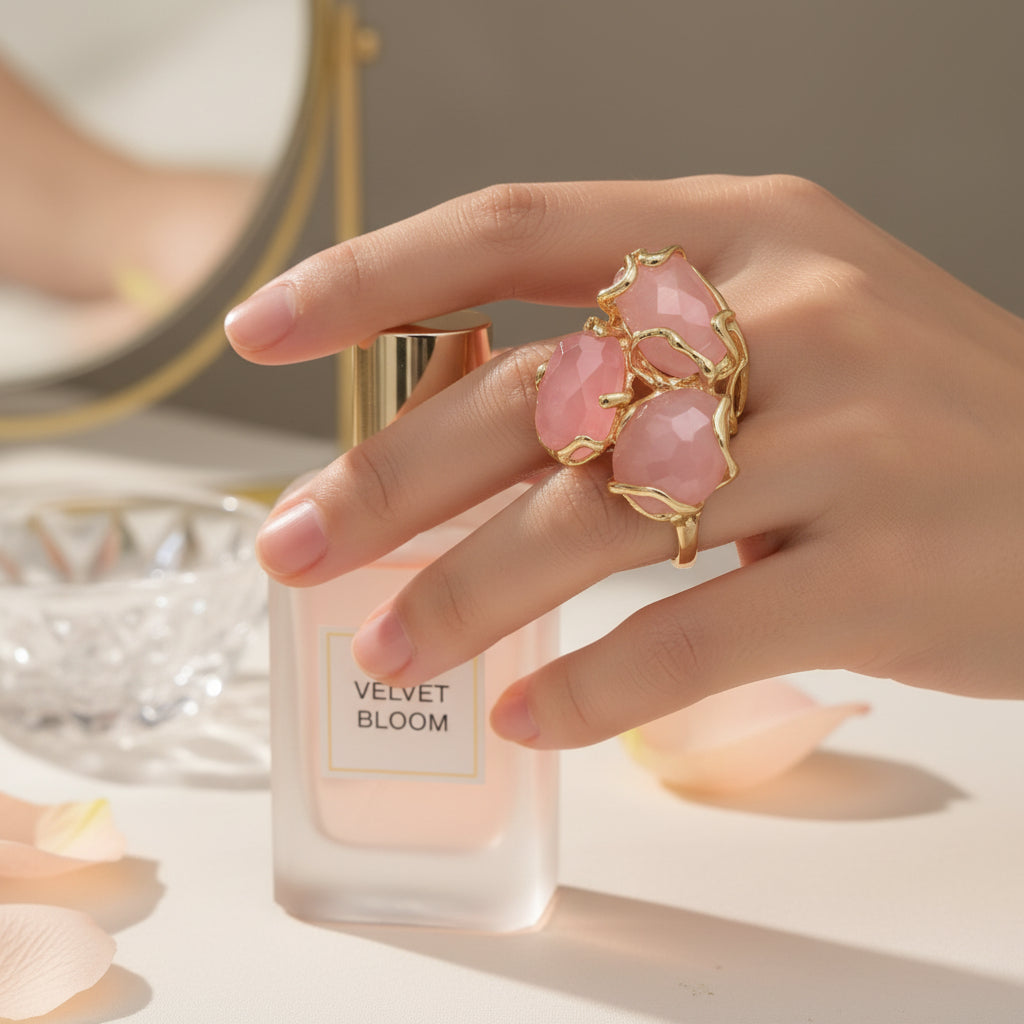 ANELLO ELEGANCE TRILOGY ROSA