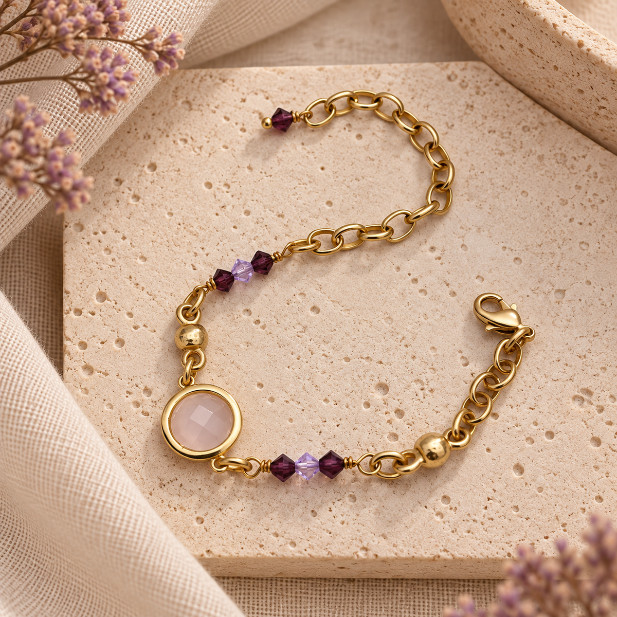 Bracciale Elegance "Malva"