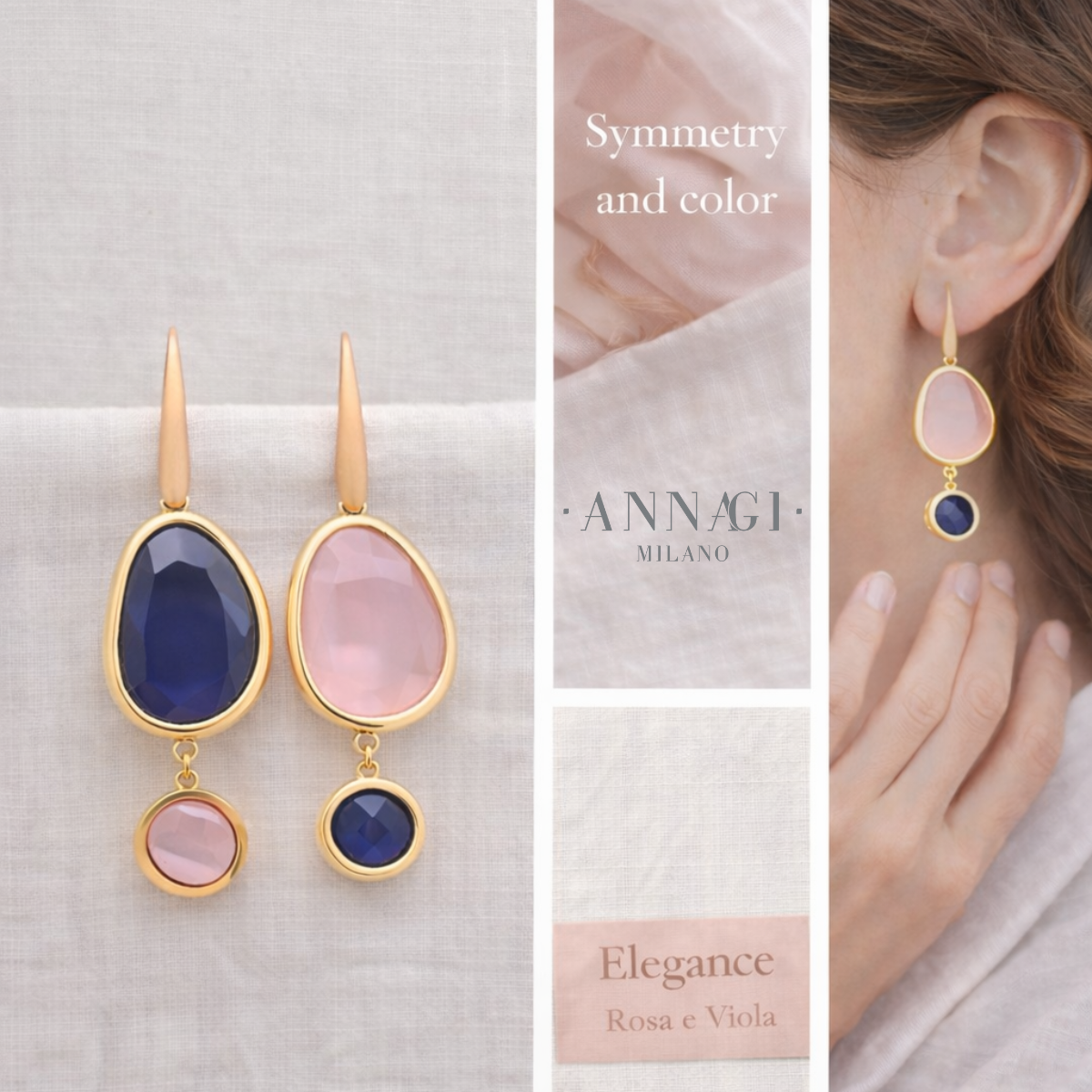 Orecchini Uguali Diversi OFELIA