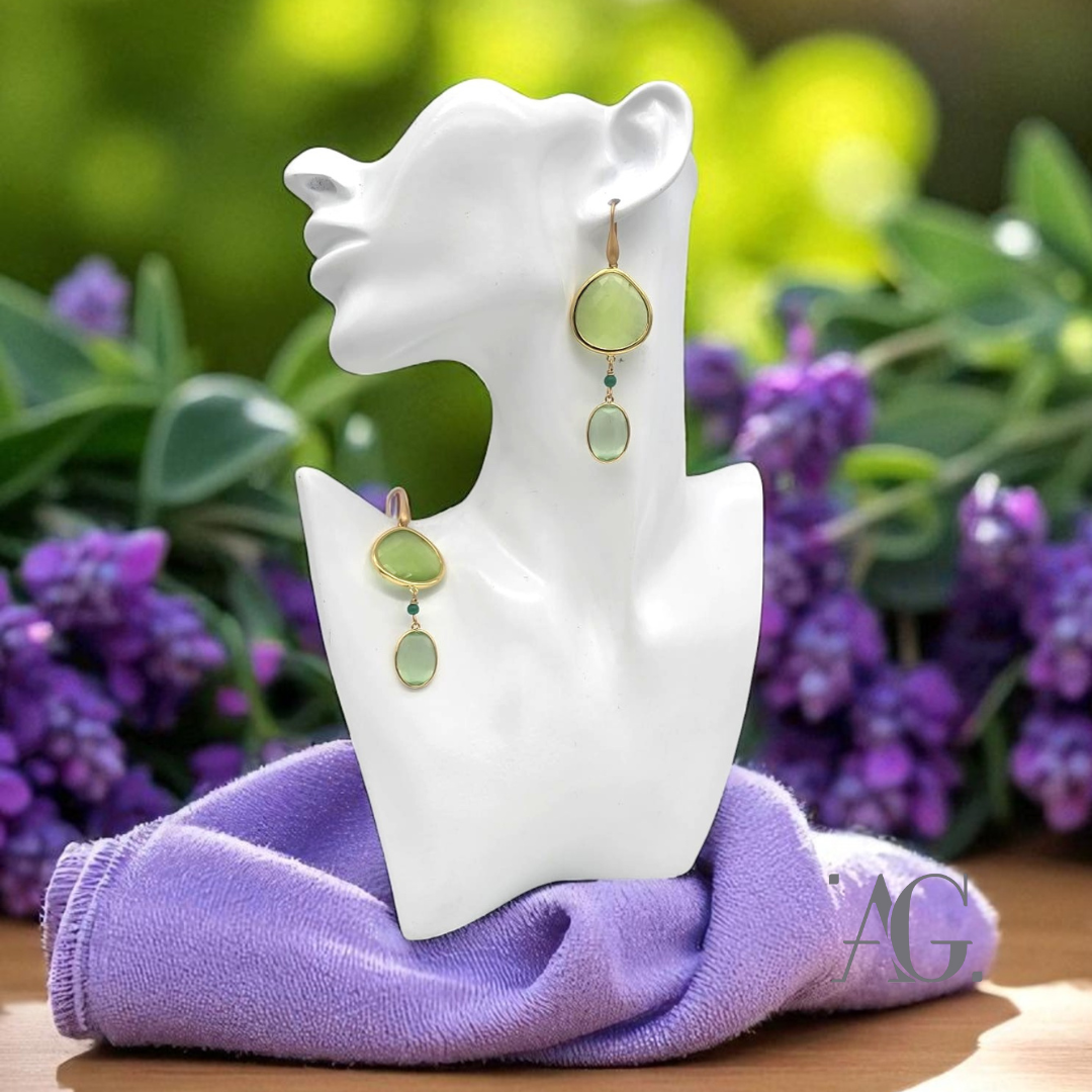 ORECCHINI ELEGANCE "Essenza Verde"