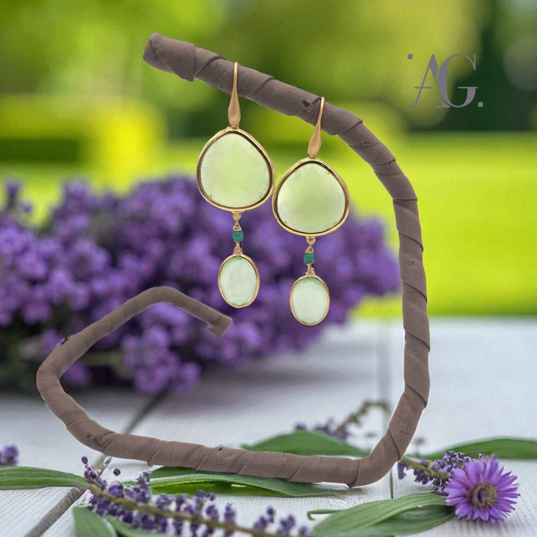 ORECCHINI ELEGANCE "Essenza Verde"