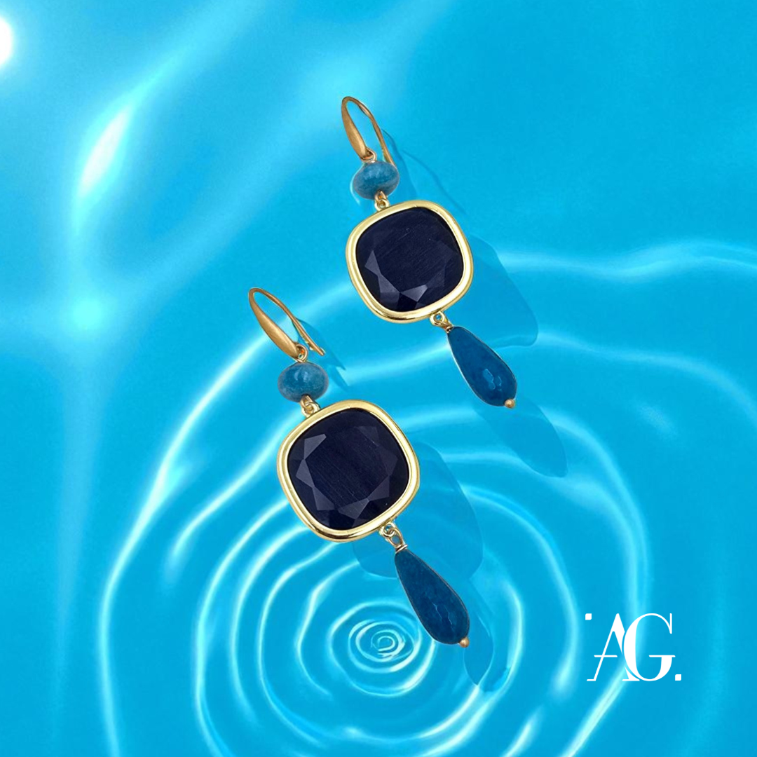 ORECCHINI ELEGANCE "Blue Moon"
