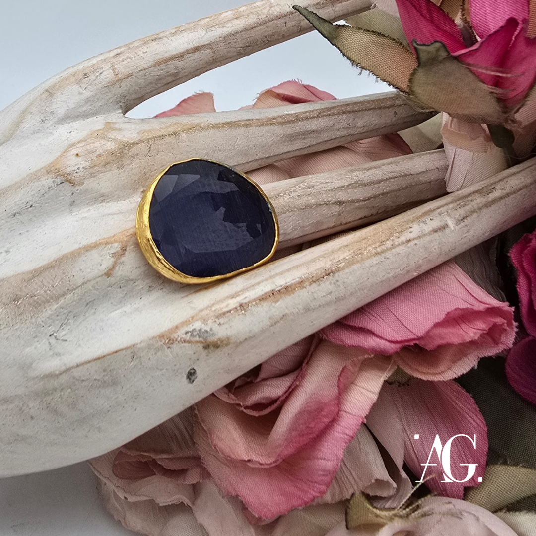 ANELLO ELEGANCE GOCCIA VIOLA