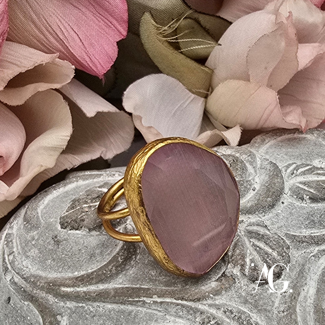 ANELLO ELEGANCE GOCCIA ROSA ANTICO