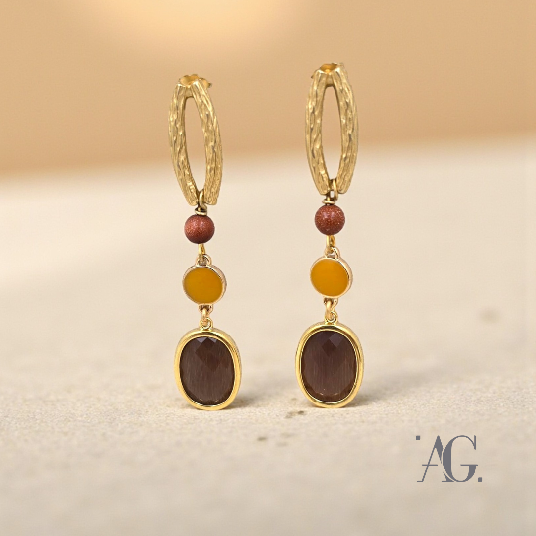 Orecchini Elegance "SOLE D'AUTUNNO"