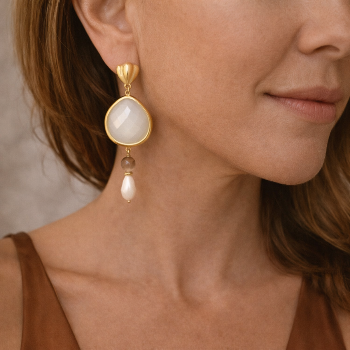 Orecchini Elegance "Nude"