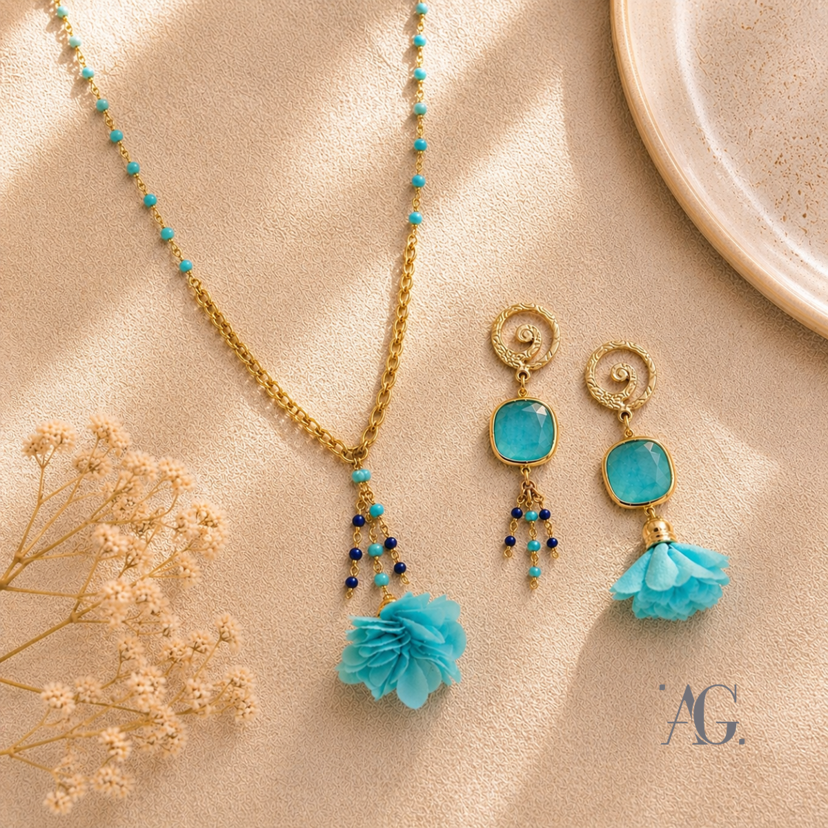 Set Charme "Brezza Turchese"