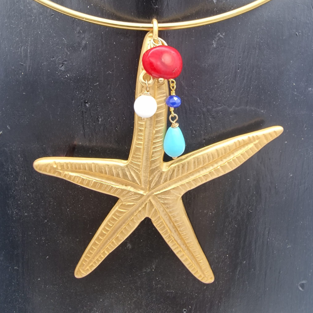 STARFISH CHARM NECKLACE